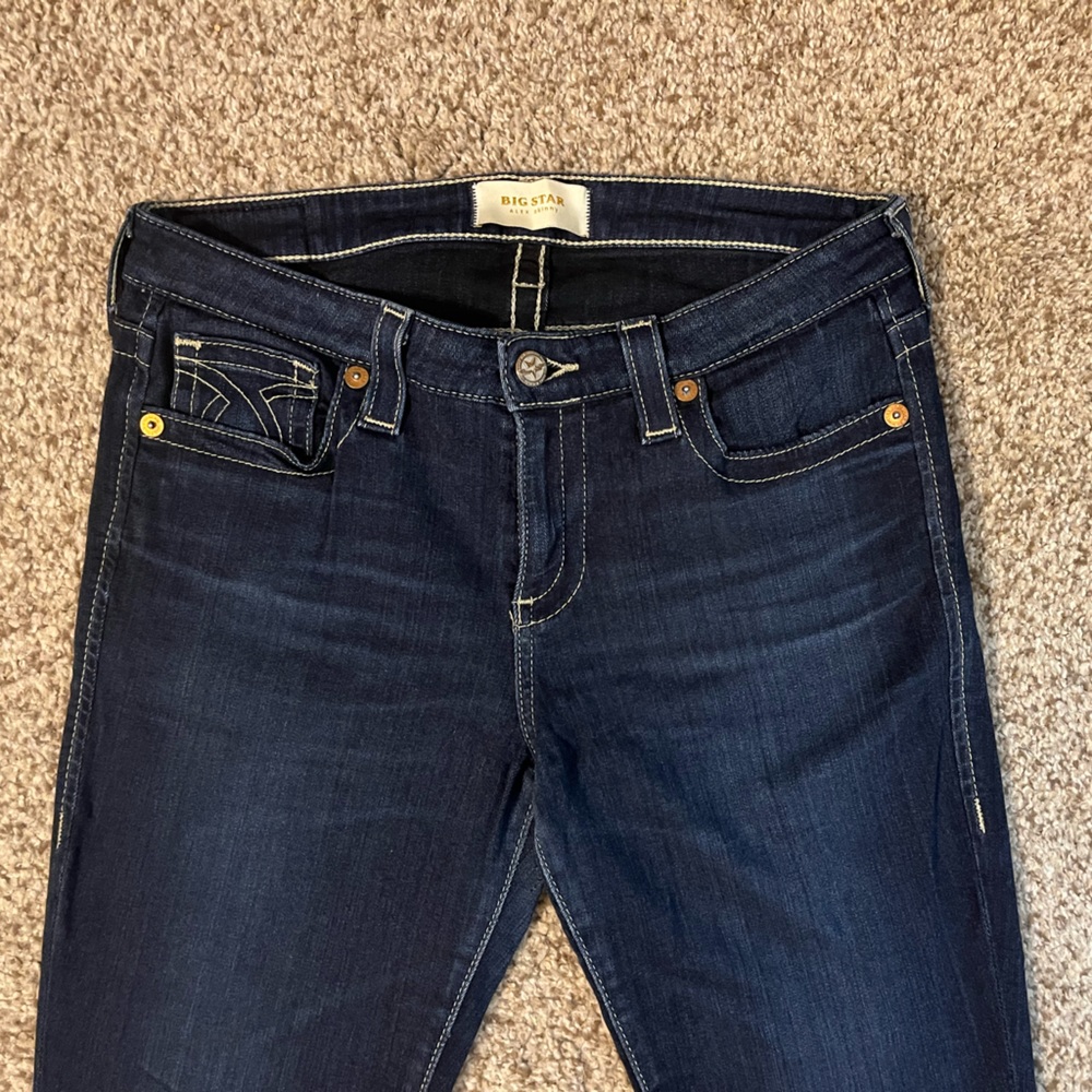 Big Star Women’s Alex Skinny Jeans Dark Wash size 28